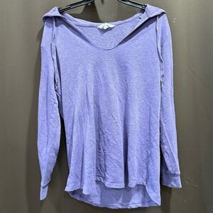 Victoria's Secret Light Purple Hoodie w/Sequin Angel Wings on Back